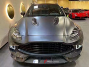 DRY CARBON BODY KIT for ASTON MARTIN DBX AM8 2020 - 2024 FORZA PERFORMANCE custom fit MS Style

Set includes:
Front Lip
Front Bumper Air Vent Covers
Hood Bonnet Air Vents
Side Fender Vents
Fender Flares
Side Mirror Covers
Body Side Door Moldings
Side Skirts
Roof Spoiler
Rear Spoiler Wing
Rear Diffuser

Material: Dry Carbon

NOTE: Professional installation is required.