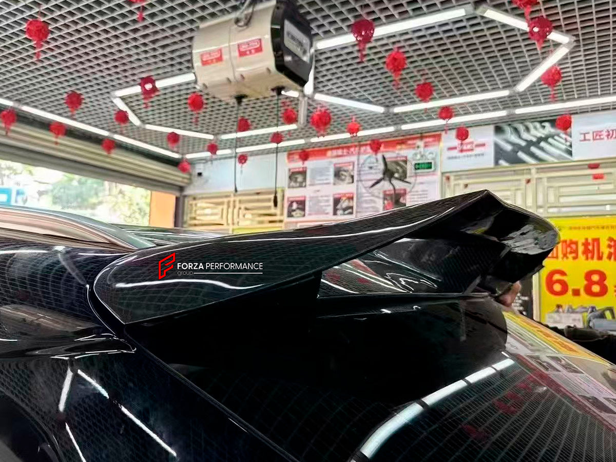 DRY CARBON BODY KIT for Aston Martin DBX AM8 2020 - 2024
Set includes:

Front Lip
Front Canards
Hood Air Vents
Side Mirrors
Side Fenders
Side Air Vents
Side Skirts
Rear Bumper
Rear Spoiler Wing
Exhaust System
Exhaust Tips
Material: Dry Carbon

NOTE: Professional installation is required.