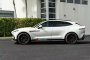 DRY CARBON BODY KIT for ASTON MARTIN DBX AM8 2020 - 2024 FORZA PERFORMANCE custom fit MS Style

Set includes:
Front Lip
Front Bumper Air Vent Covers
Hood Bonnet Air Vents
Side Fender Vents
Fender Flares
Side Mirror Covers
Body Side Door Moldings
Side Skirts
Roof Spoiler
Rear Spoiler Wing
Rear Diffuser

Material: Dry Carbon

NOTE: Professional installation is required.