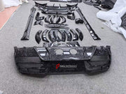 DRY CARBON BODY KIT for ASTON MARTIN DBX AM8 2020 - 2024 FORZA PERFORMANCE custom fit MS Style

Set includes:
Front Lip
Front Bumper Air Vent Covers
Hood Bonnet Air Vents
Side Fender Vents
Fender Flares
Side Mirror Covers
Body Side Door Moldings
Side Skirts
Roof Spoiler
Rear Spoiler Wing
Rear Diffuser

Material: Dry Carbon

NOTE: Professional installation is required.
