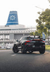 DRY CARBON BODY KIT for ASTON MARTIN DBX  Set includes:  Front Lip Side Fenders Hood Air Vents Side Air Vents Front Canards Side Skirts Rear Bumper Exhaust System Exhaust Tips