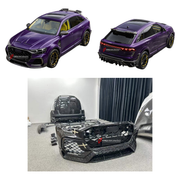 DRY CARBON BODY KIT for AUDI Q8 RS Q8 4M FACELIFT 2023+ FORZA PERFORMANCE custom fit Mansory Style

Set includes:
Front Lip
Front Bumper Assembly
Front Grille
Hood Bonnet
Front Fenders
Fender Flares
Body Side Door Moldings
Side Skirts
Roof Spoiler
Ducktail Spoiler
Rear Bumper Assembly
Rear Diffuser

Material: Dry Carbon

NOTE: Professional installation is required.