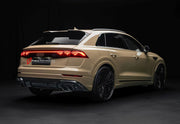 DRY CARBON BODY KIT for AUDI Q8 SQ8 4M FACELIFT 2023+ FORZA PERFORMANCE custom fit ABT Style

Set includes:
Front Lip
Side Fender Vents
Rear Diffuser
Exhaust Tips

Material: Dry Carbon

NOTE: Professional installation is required.