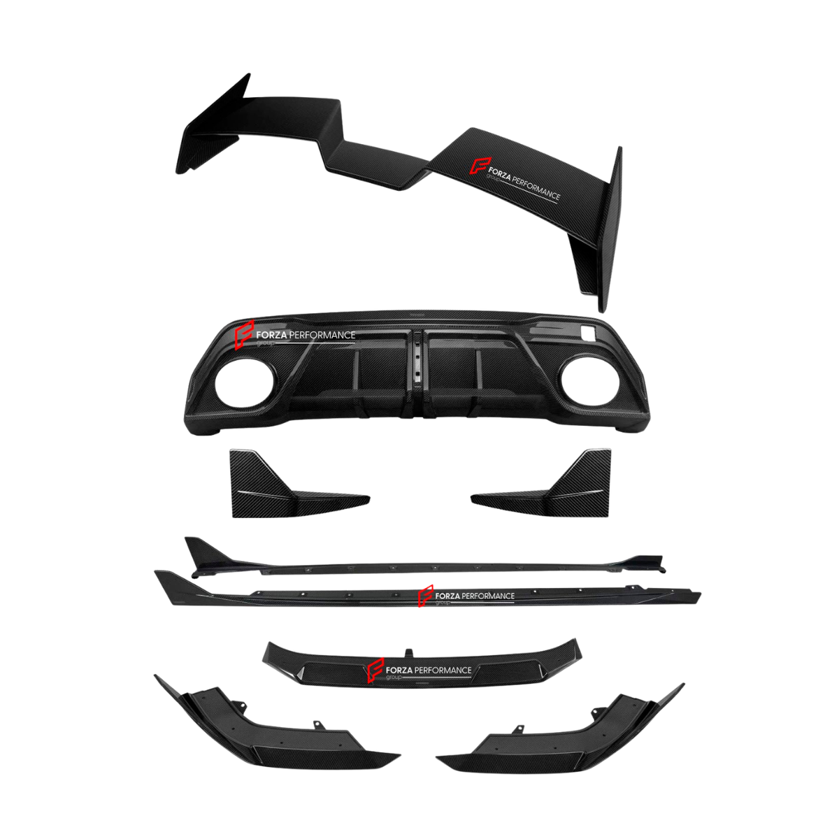 DRY CARBON BODY KIT for AUDI RS3 8Y 2024+
Set includes:

Front Lip
Side Skirts
Diffuser
Roof Spoiler
Material: Dry Carbon

NOTE: Professional installation is required.