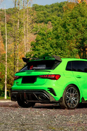 DRY CARBON BODY KIT for AUDI RS3 8Y 2024+
Set includes:

Front Lip
Side Skirts
Diffuser
Roof Spoiler
Material: Dry Carbon

NOTE: Professional installation is required.