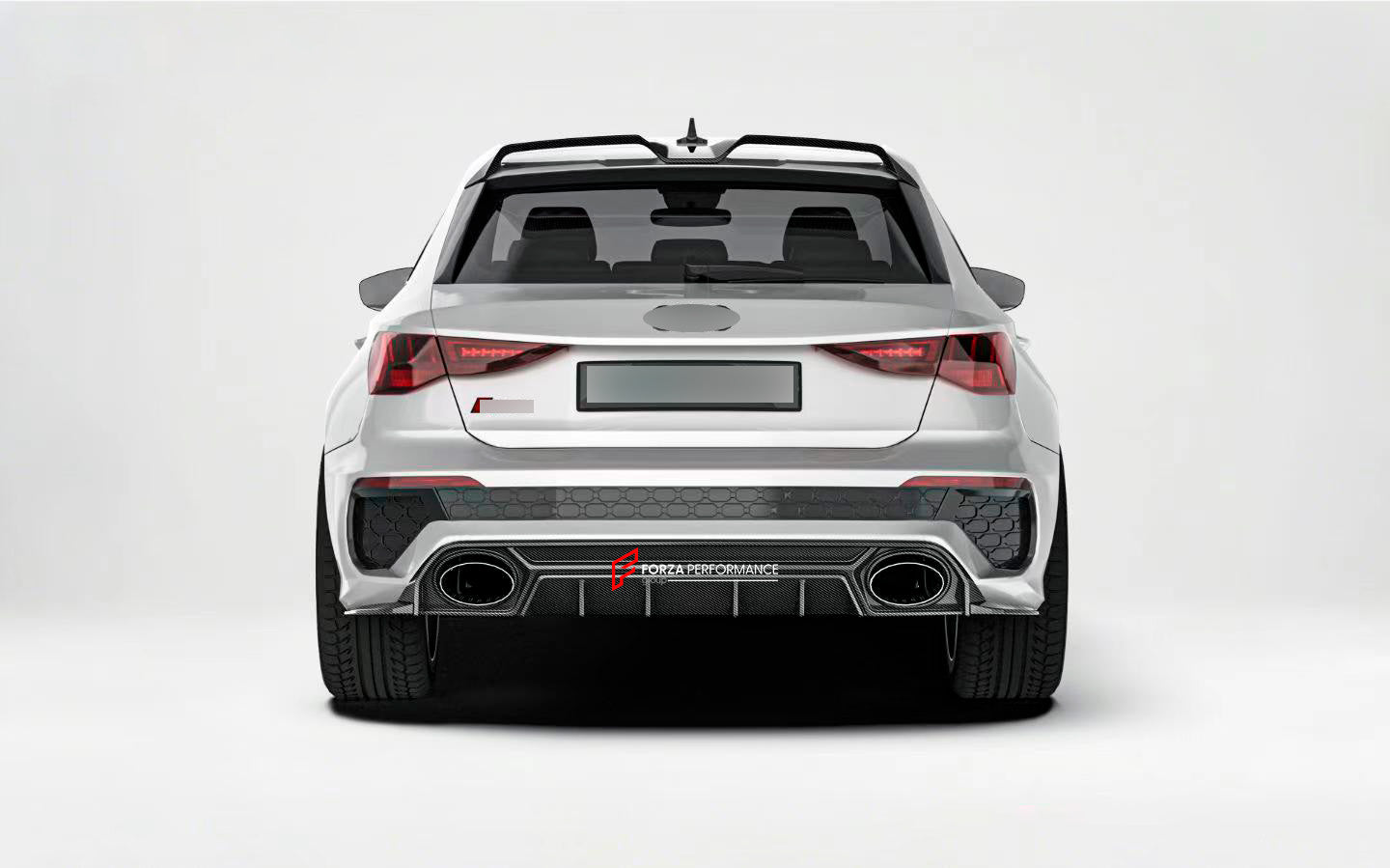 DRY CARBON BODY KIT for AUDI RS3 8Y FACELIFT 2024+ Forza Performance custom fit Paktechz style design