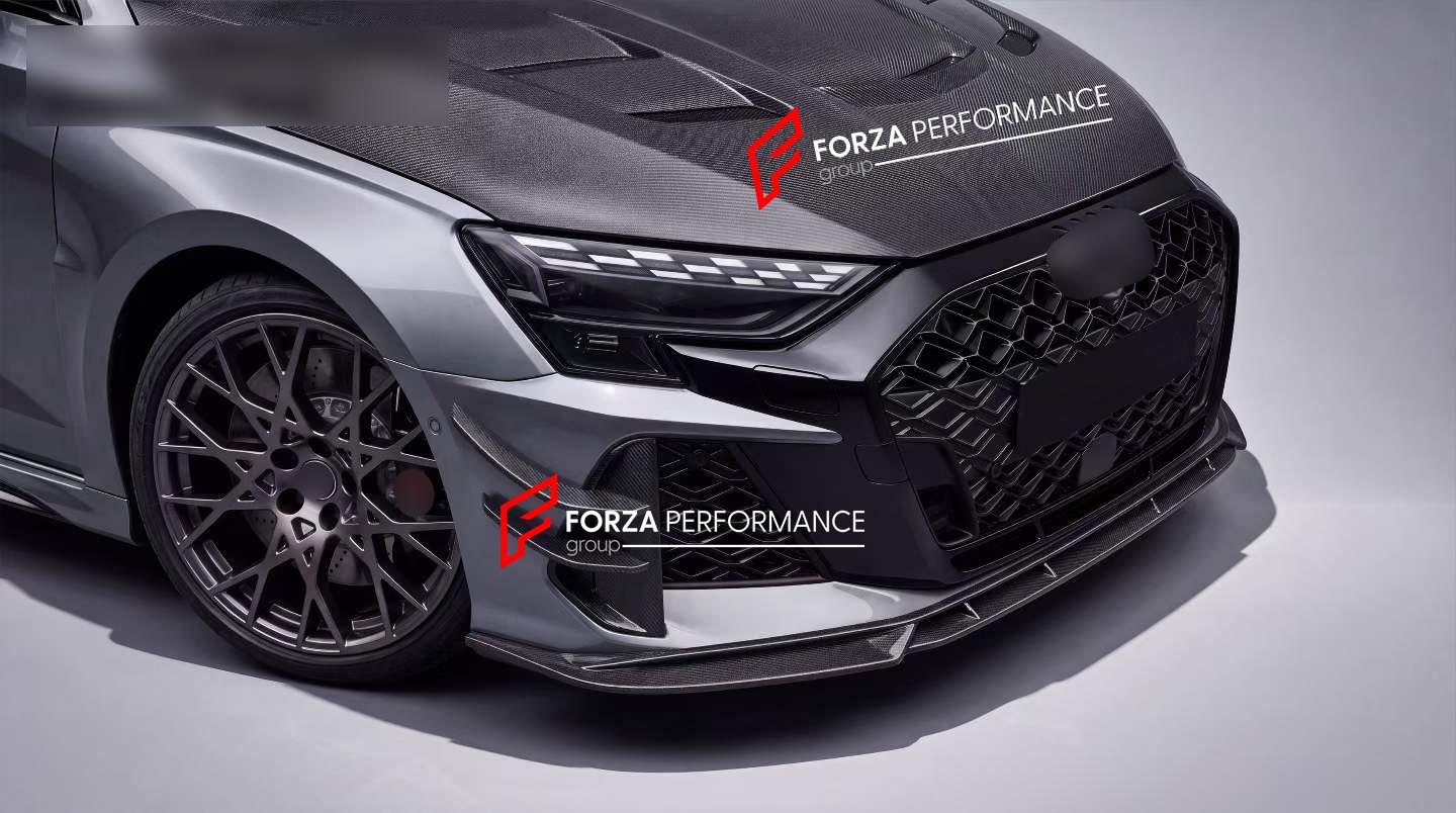 DRY CARBON BODY KIT for AUDI RS3 8Y FACELIFT 2024+ Forza Performance custom fit Paktechz style design