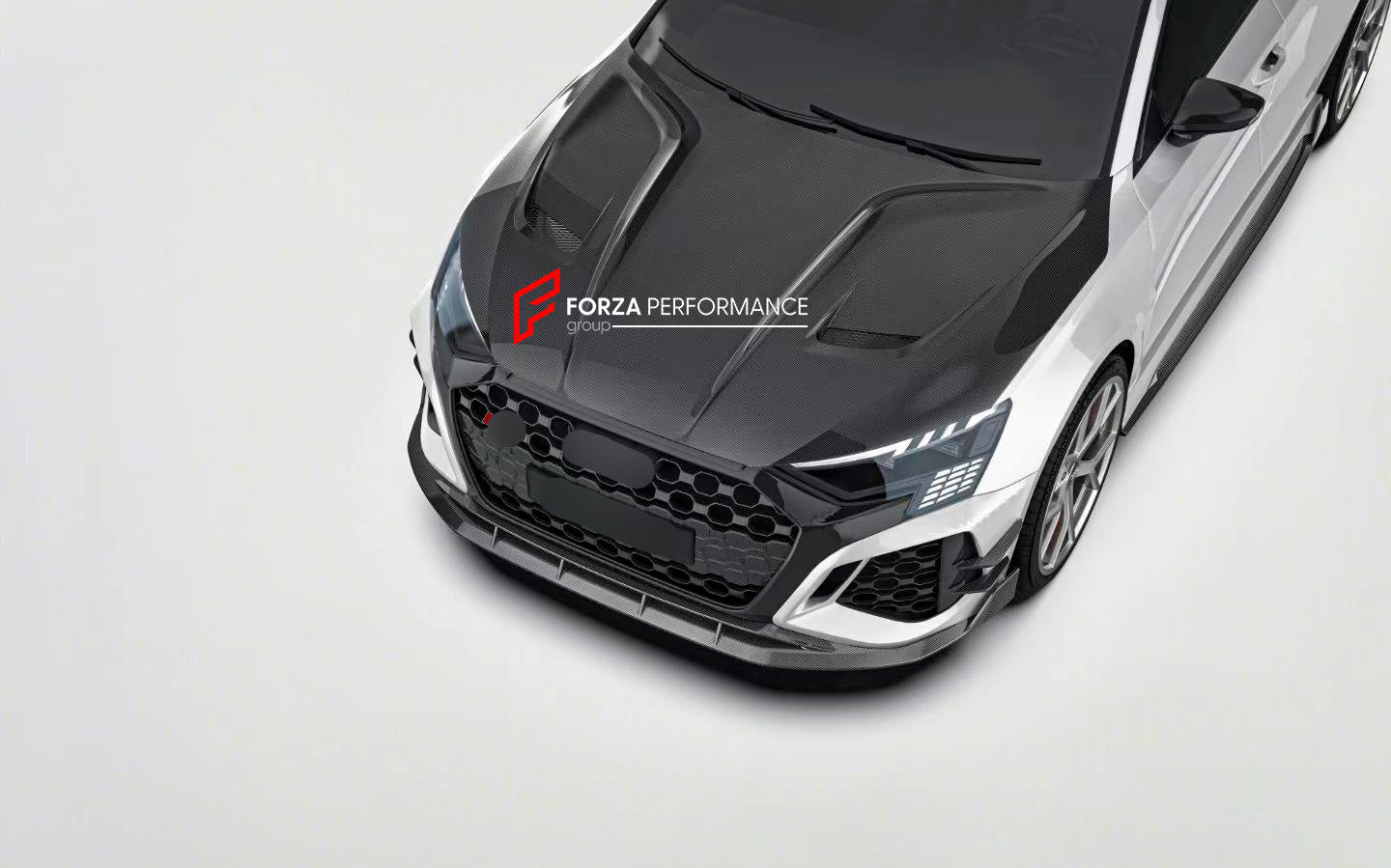 DRY CARBON BODY KIT for AUDI RS3 8Y FACELIFT 2024+ Forza Performance custom fit Paktechz style design