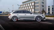DRY CARBON BODY KIT for AUDI RS4 B9 FACELIFT 2019 - 2025

Set includes:
Front Lip
Front Bumper Canards
Hood Bonnet
Side Skirts
Roof Spoiler
Rear Bumper Fins
Rear Diffuser

Material: Dry Carbon

NOTE: Professional installation is required.