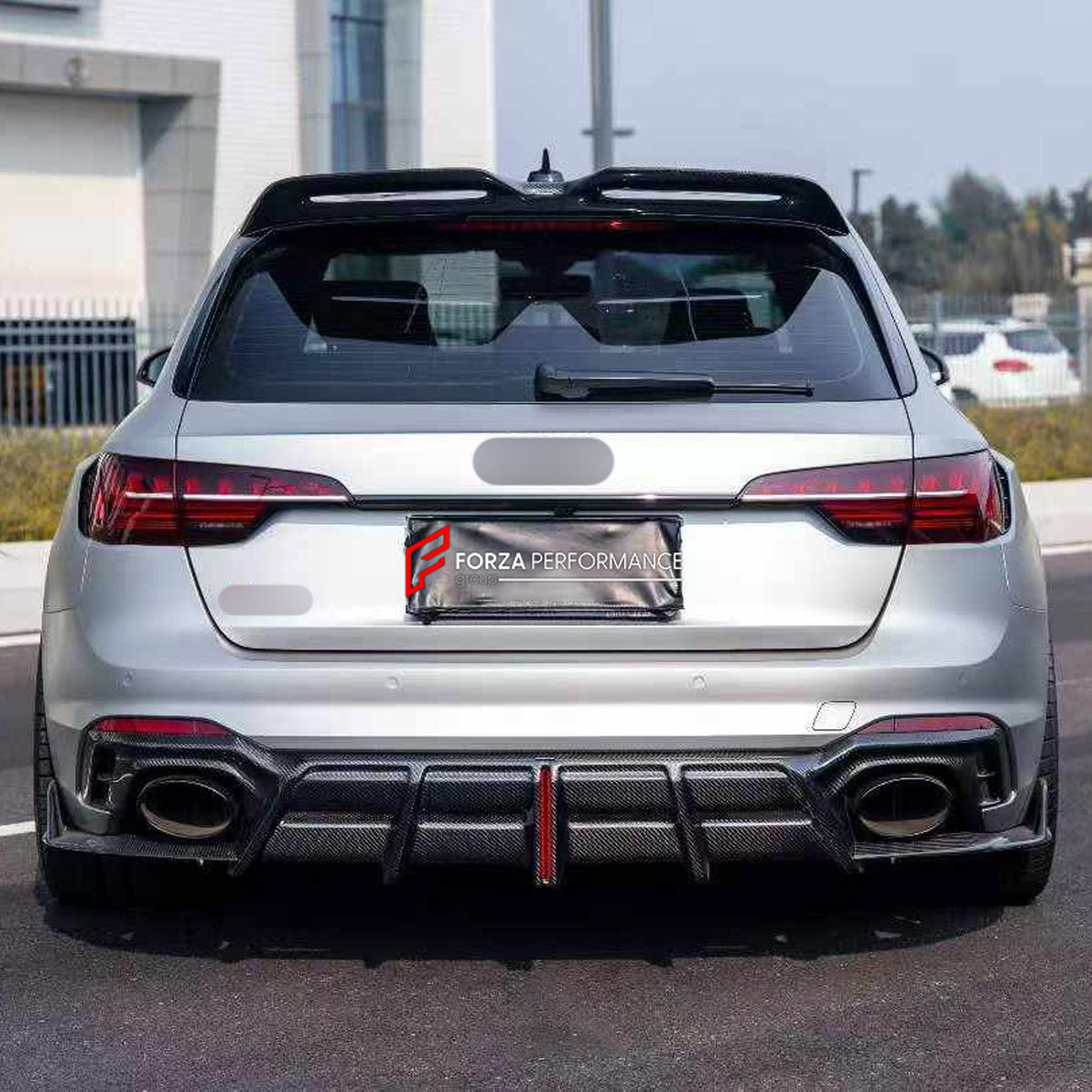 DRY CARBON BODY KIT for AUDI RS4 B9 FACELIFT 2019 - 2025

Set includes:
Front Lip
Front Bumper Canards
Hood Bonnet
Side Skirts
Roof Spoiler
Rear Bumper Fins
Rear Diffuser

Material: Dry Carbon

NOTE: Professional installation is required.