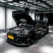 DRY CARBON BODY KIT for AUDI RS5 F5 FACELIFT B9.5 2020 - 2025 FORZA PERFORMANCE AE Design
Set includes:

Front Lip
Front Bumper Vents
Engine Cover
Front Fender Flares
Side Skirts
Rear Fender Flares
Ducktail Spoiler
Rear Diffuser
Material: Dry Carbon

NOTE: Professional installation is required.