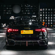 DRY CARBON BODY KIT for AUDI RS5 F5 FACELIFT B9.5 2020 - 2025 FORZA PERFORMANCE AE Design
Set includes:

Front Lip
Front Bumper Vents
Engine Cover
Front Fender Flares
Side Skirts
Rear Fender Flares
Ducktail Spoiler
Rear Diffuser
Material: Dry Carbon

NOTE: Professional installation is required.