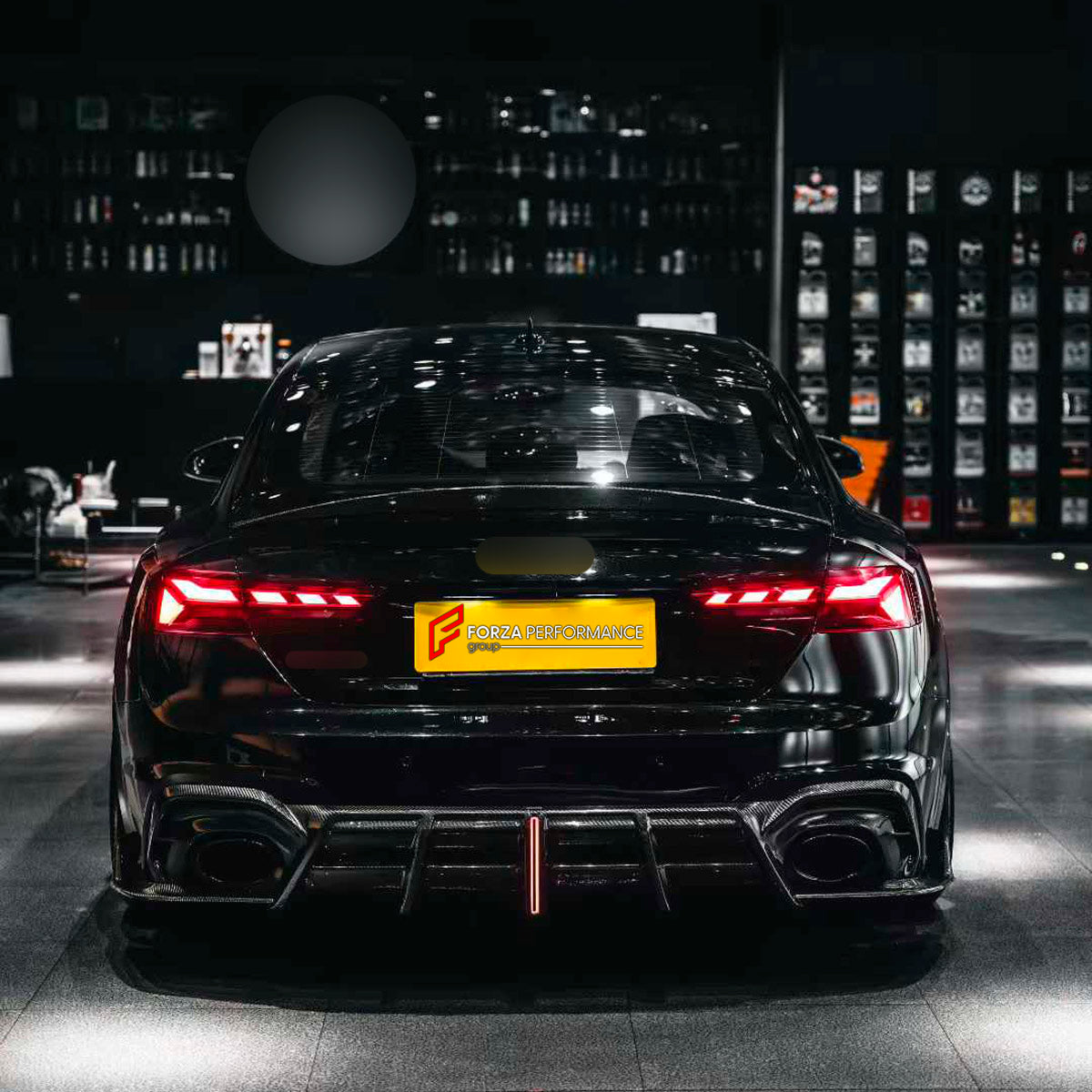 DRY CARBON BODY KIT for AUDI RS5 F5 FACELIFT B9.5 2020 - 2025 FORZA PERFORMANCE AE Design
Set includes:

Front Lip
Front Bumper Vents
Engine Cover
Front Fender Flares
Side Skirts
Rear Fender Flares
Ducktail Spoiler
Rear Diffuser
Material: Dry Carbon

NOTE: Professional installation is required.