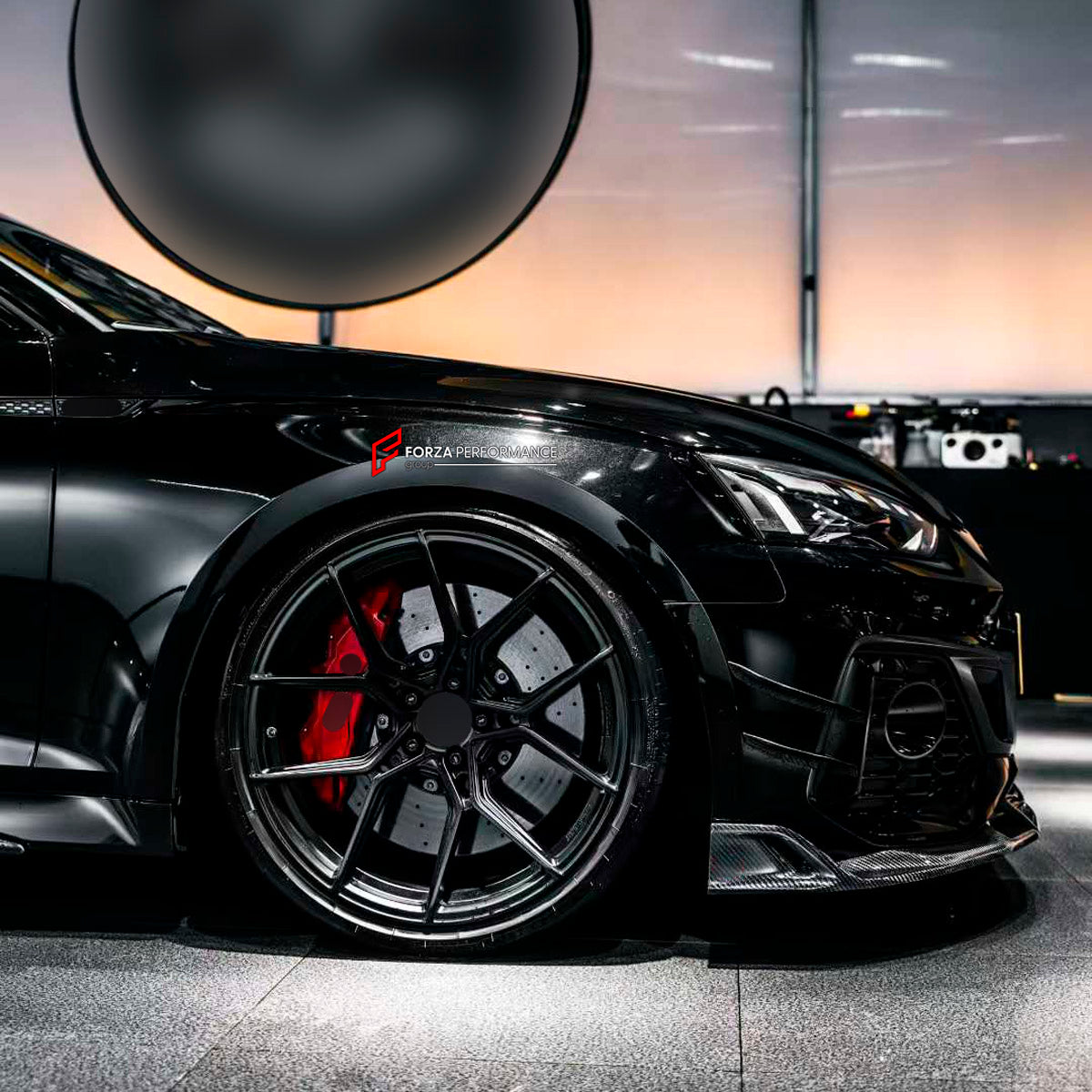 DRY CARBON BODY KIT for AUDI RS5 F5 FACELIFT B9.5 2020 - 2025 FORZA PERFORMANCE AE Design
Set includes:

Front Lip
Front Bumper Vents
Engine Cover
Front Fender Flares
Side Skirts
Rear Fender Flares
Ducktail Spoiler
Rear Diffuser
Material: Dry Carbon

NOTE: Professional installation is required.