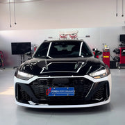 DRY CARBON BODY KIT for AUDI RS6 AVANT C8 GT 2024+ FORZA PERFORMANCE custom fit GT Style

Set includes:
Front Lip
Front Bumper Assembly
Front Fenders
Roof Spoiler
Rear Bumper Assembly
Rear Diffuser

Material: Dry Carbon, Plastic

NOTE: Professional installation is required.