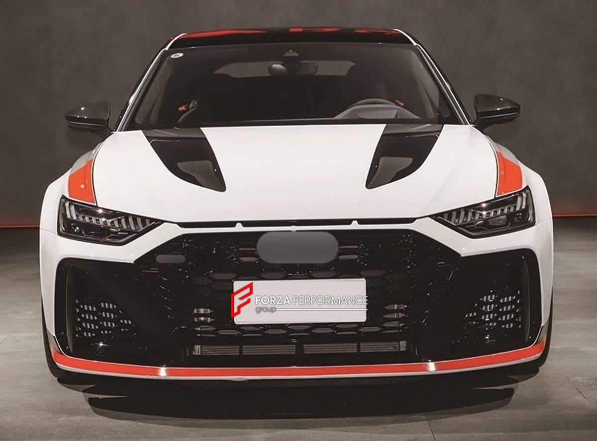 DRY CARBON BODY KIT for AUDI RS6 AVANT C8 GT 2024+ FORZA PERFORMANCE custom fit GT Style

Set includes:
Front Lip
Front Bumper Assembly
Front Fenders
Roof Spoiler
Rear Bumper Assembly
Rear Diffuser

Material: Dry Carbon, Plastic

NOTE: Professional installation is required.