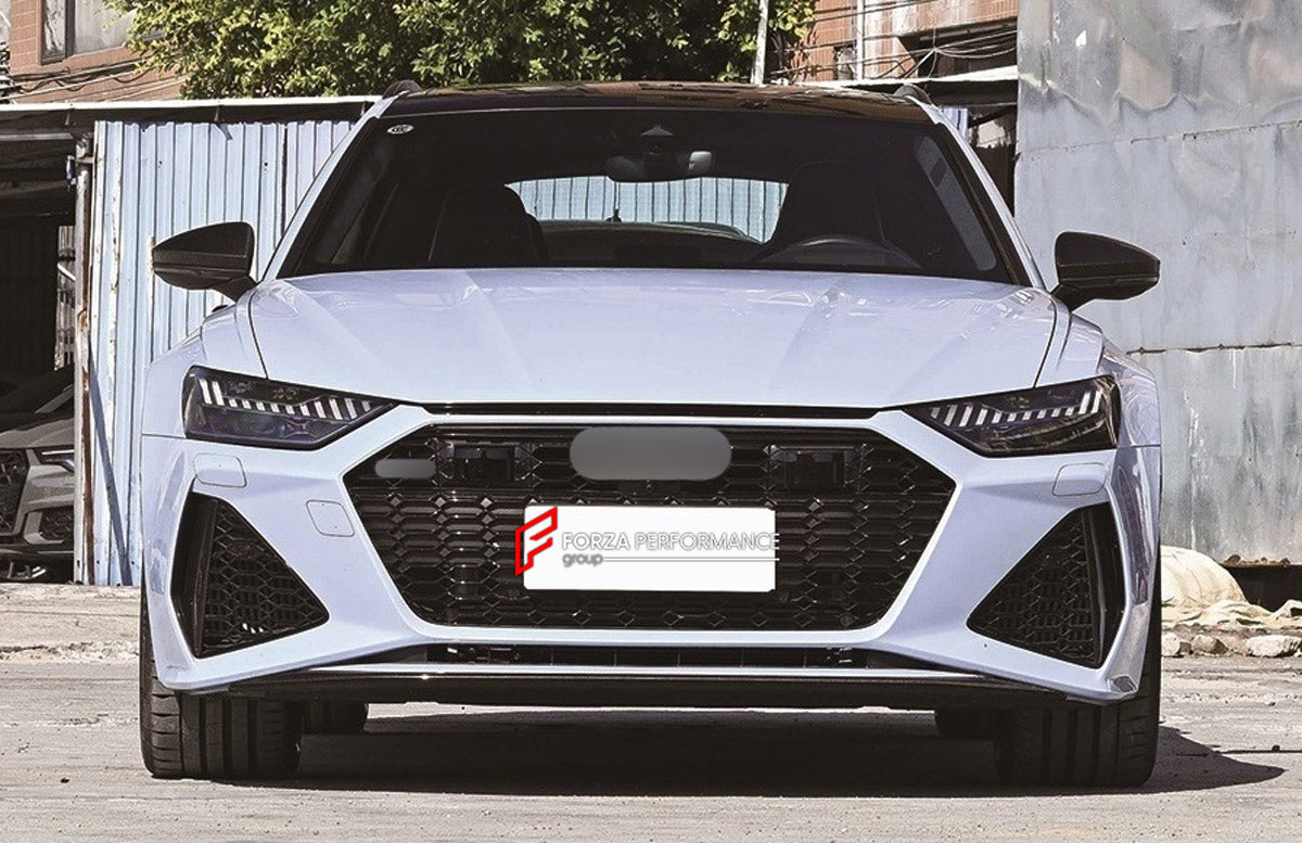 DRY CARBON BODY KIT for AUDI RS6 AVANT C8 GT 2024+ FORZA PERFORMANCE custom fit GT Style

Set includes:
Front Lip
Front Bumper Assembly
Front Fenders
Roof Spoiler
Rear Bumper Assembly
Rear Diffuser

Material: Dry Carbon, Plastic

NOTE: Professional installation is required.