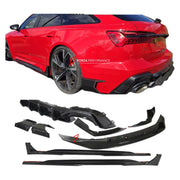 DRY CARBON BODY KIT for AUDI RS6 C8 AVANT WAGON 2019 - 2022 FORZA PERFORMANCE Custom Fit
Set includes:

Front Lip
Rear Diffuser
Rear Side Canards
Side Skirts
Material: Dry Carbon

NOTE: Professional installation is required.

Why “Contact Us for Pricing”?
We don’t display fixed prices because our goal is to offer you the most competitive deal possible. Product costs often decrease over time, and by requesting a quote, you’ll receive our most up-to-date price on market.

SECURED PAYMENT METHODS
PayPal (+4.4%