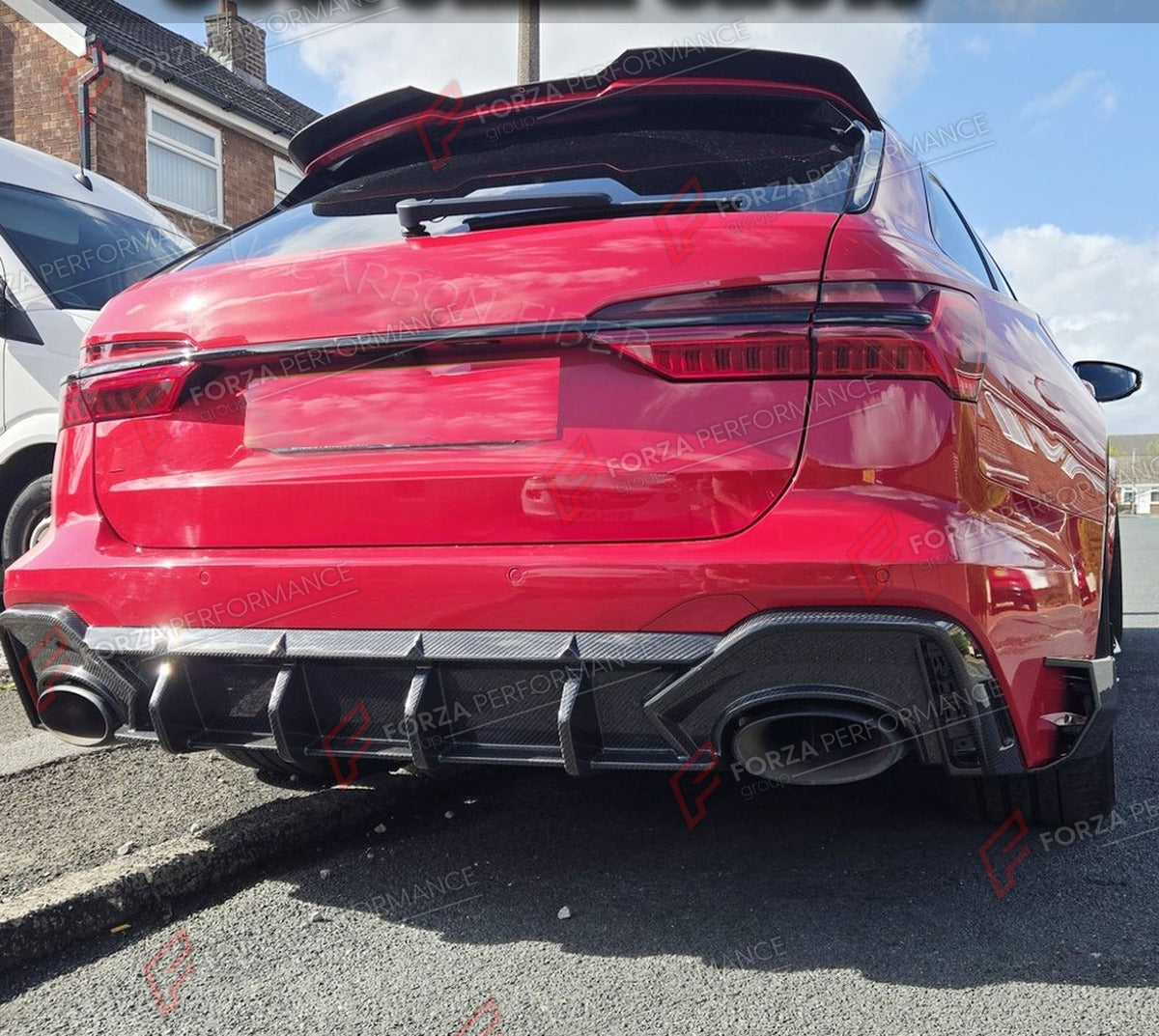DRY CARBON BODY KIT for AUDI RS6 C8 AVANT WAGON 2019 - 2022 FORZA PERFORMANCE Custom Fit
Set includes:

Front Lip
Rear Diffuser
Rear Side Canards
Side Skirts
Material: Dry Carbon

NOTE: Professional installation is required.

Why “Contact Us for Pricing”?
We don’t display fixed prices because our goal is to offer you the most competitive deal possible. Product costs often decrease over time, and by requesting a quote, you’ll receive our most up-to-date price on market.

SECURED PAYMENT METHODS
PayPal (+4.4%