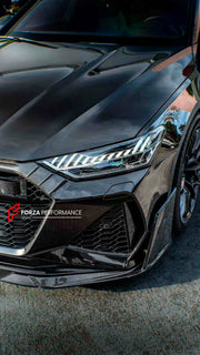 DRY CARBON BODY KIT for AUDI RS7 C8 2019+

Set includes:

Front Lip
Side Skirts

Rear Diffuser with LED Lights

Material: Dry Carbon

* Each part can be sent separately

NOTE: Professional installation is required