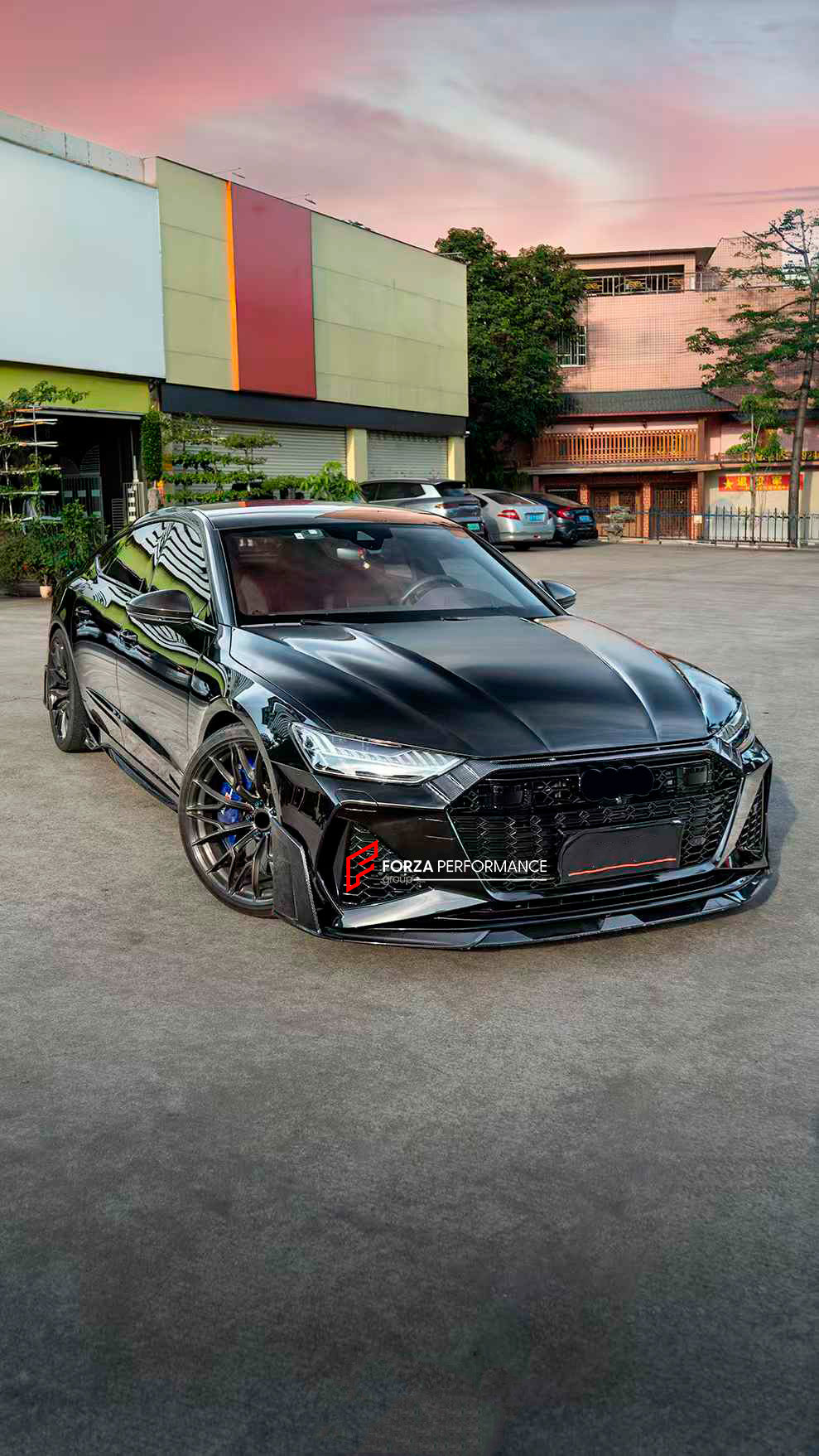 DRY CARBON BODY KIT for AUDI RS7 C8 2019+

Set includes:

Front Lip
Side Skirts

Rear Diffuser with LED Lights

Material: Dry Carbon

* Each part can be sent separately

NOTE: Professional installation is required