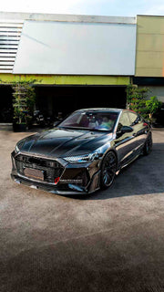 DRY CARBON BODY KIT for AUDI RS7 C8 2019+

Set includes:

Front Lip
Side Skirts

Rear Diffuser with LED Lights

Material: Dry Carbon

* Each part can be sent separately

NOTE: Professional installation is required