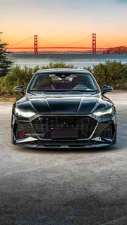 DRY CARBON BODY KIT for AUDI RS7 C8 2019+

Set includes:

Front Lip
Side Skirts

Rear Diffuser with LED Lights

Material: Dry Carbon

* Each part can be sent separately

NOTE: Professional installation is required