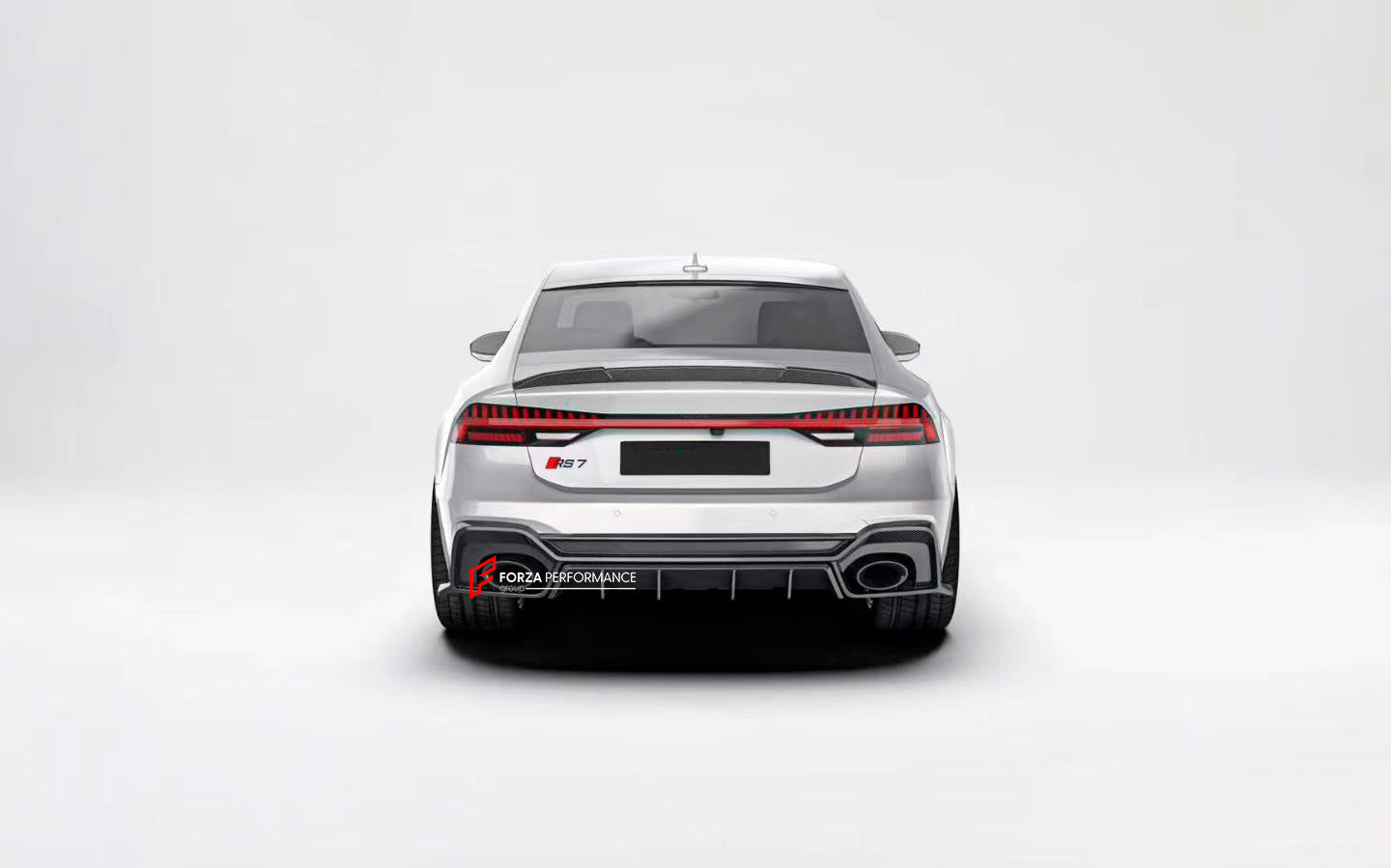 DRY CARBON BODY KIT for AUDI RS7 C8 2019+

Set includes:

Front Lip
Front canards
Side skirts
Rear Diffuser

Material: Dry Carbon