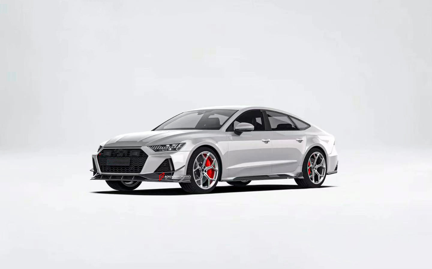 DRY CARBON BODY KIT for AUDI RS7 C8 2019+

Set includes:

Front Lip
Front canards
Side skirts
Rear Diffuser

Material: Dry Carbon