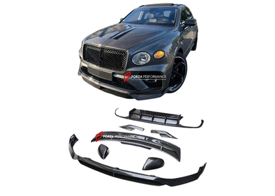 DRY CARBON BODY KIT for BENTLEY BENTAYGA 2020+

Set includes:

Front Lip

Front Bumper Trims
Side Mirror Covers
Rear Spoiler
Rear Diffuser
Material: Dry Carbon


Note: Professional installation is required.



Payment ►
Visa

Mastercard

PayPal with a credit card (add 4.4% at checkout)
Payoneer
Cryptocurrency
Shipment ►
By express DHL/UPS/TNT/FedEx
To the local international airport
Special line by air
Special line by the sea
To Europe and the UK by train

Please let us know which shipping option you prefer