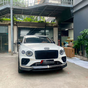 DRY CARBON BODY KIT for Bentley Bentayga 2020+
Set includes:

Front Lip
Side Mirror Cover
Rear Spoiler Wing
Rear Diffuser
Rear Bumper Fins
Material: Dry Carbon

NOTE: Professional installation is required.