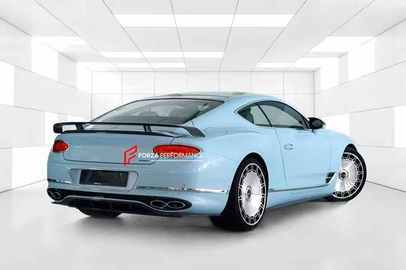 DRY CARBON BODY KIT for BENTLEY CONTINENTAL GT/GTC V8 W12 2018+

Set includes:

Front Lip

Front Bumper Trims
Side Skirts

Rear Diffuser

Material: Dry Carbon

Note: Professional installation is required

Payment ►
Visa

Mastercard

PayPal with a credit card (add 4.4% at checkout)
Payoneer
Cryptocurrency
Shipment ►
By express DHL/UPS/TNT/FedEx
To the local international airport
Special line by air
Special line by the sea
To Europe and the UK by train

Please let us know which shipping option you prefer.