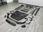 DRY CARBON BODY KIT for BENTLEY CONTINENTAL GT IV 2024+ FORZA PERFORMANCE custom fit Mansory Style

Set includes:
Front Lip
Front Bumper Canards
Front Grille
Hood Bonnet
Body Side Door Moldings
Side Skirts
Ducktail Spoiler
Rear Bumper Fins
Rear Diffuser

Material: Dry Carbon, Carbon

NOTE: Professional installation is required.
