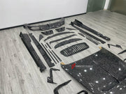 DRY CARBON BODY KIT for BENTLEY CONTINENTAL GT IV 2024+ FORZA PERFORMANCE custom fit Mansory Style

Set includes:
Front Lip
Front Bumper Canards
Front Grille
Hood Bonnet
Body Side Door Moldings
Side Skirts
Ducktail Spoiler
Rear Bumper Fins
Rear Diffuser

Material: Dry Carbon, Carbon

NOTE: Professional installation is required.