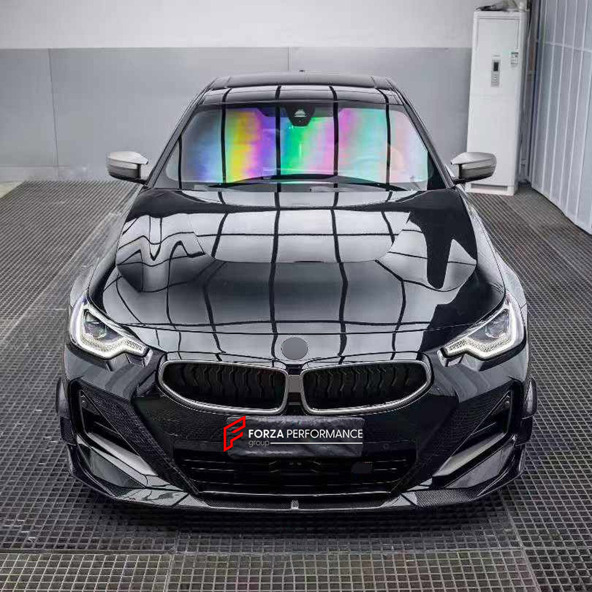 DRY CARBON BODY KIT for BMW 2 SERIES G42 M240I 2021+

Set includes:
Front Lip
Front Bumper Canards
Side Skirts
Rear Bumper Fins
Rear Diffuser

Material: Dry Carbon

NOTE: Professional installation is required.