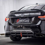 DRY CARBON BODY KIT for BMW 2 SERIES G42 M240I 2021+

Set includes:
Front Lip
Front Bumper Canards
Side Skirts
Rear Bumper Fins
Rear Diffuser

Material: Dry Carbon

NOTE: Professional installation is required.