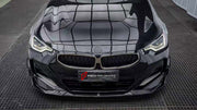 DRY CARBON BODY KIT for BMW 2 SERIES G42 M240I 2021+

Set includes:
Front Lip
Front Bumper Canards
Side Skirts
Rear Bumper Fins
Rear Diffuser

Material: Dry Carbon

NOTE: Professional installation is required.