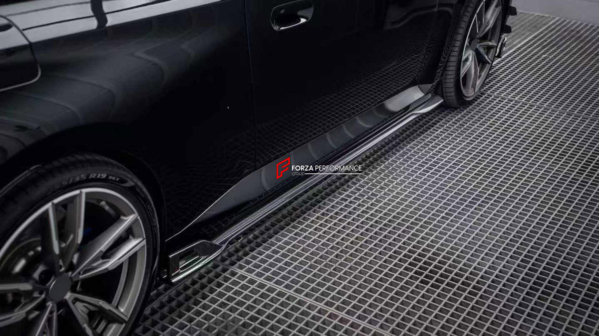DRY CARBON BODY KIT for BMW 2 SERIES G42 M240I 2021+

Set includes:
Front Lip
Front Bumper Canards
Side Skirts
Rear Bumper Fins
Rear Diffuser

Material: Dry Carbon

NOTE: Professional installation is required.