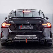 DRY CARBON BODY KIT for BMW 2 SERIES G42 M240I 2021+

Set includes:
Front Lip
Front Bumper Canards
Side Skirts
Rear Bumper Fins
Rear Diffuser

Material: Dry Carbon

NOTE: Professional installation is required.