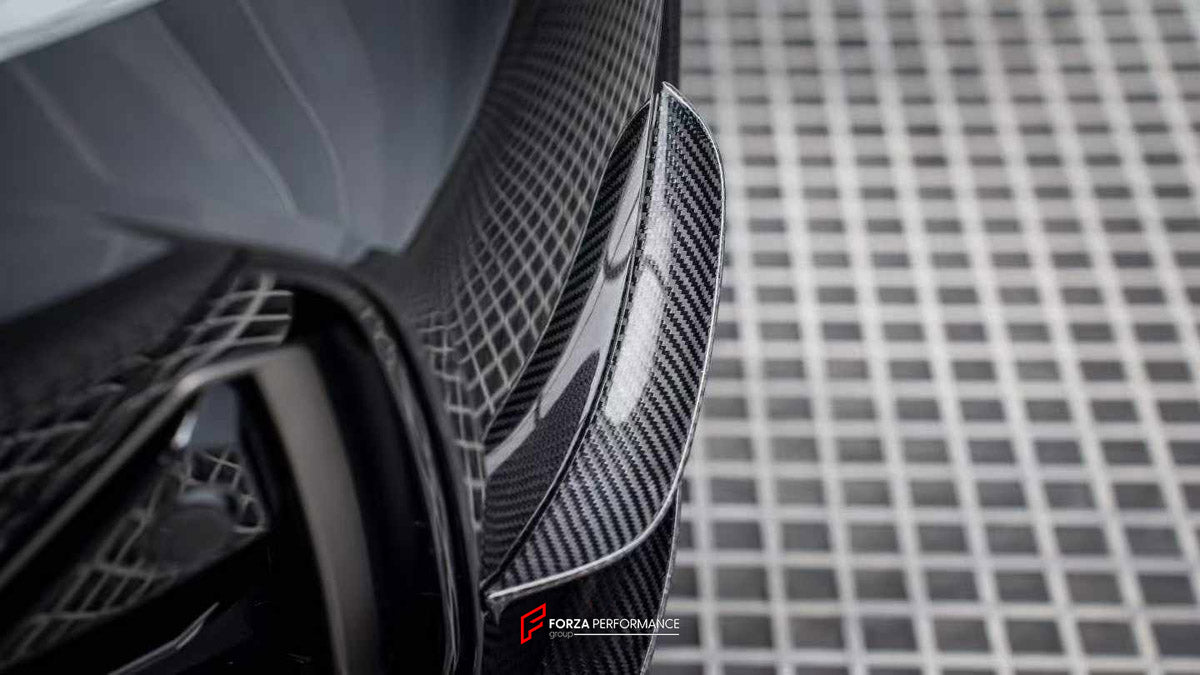 DRY CARBON BODY KIT for BMW 2 SERIES G42 M240I 2021+

Set includes:
Front Lip
Front Bumper Canards
Side Skirts
Rear Bumper Fins
Rear Diffuser

Material: Dry Carbon

NOTE: Professional installation is required.