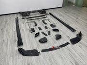 DRY CARBON BODY KIT for BMW 7 SERIES G70 2022+ FORZA PERFORMANCE custom fit Mansory Style

Set includes:
Front Lip
Front Bumper Canards
Front Bumper Air Vent Covers
Side Mirror Covers
Side Skirts
Roof Spoiler
Ducktail Spoiler
Rear Bumper Fins
Rear Diffuser
Exhaust Tips

Material: Dry Carbon, Carbon

NOTE: Professional installation is required.