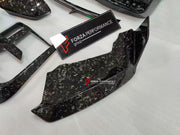 DRY CARBON BODY KIT for BMW 7 SERIES G70 2022+

Set includes:

Front Lip
Front Bumper Trims
Front Bumper Air Vent Covers
Side Mirror Covers
Side Trims
Side Skirts
Roof Spoiler
Rear Spoiler
Rear Diffuser

Material: Dry Carbon

Note: Professional installation is required. If you have 760i you don't need to change the bumpers