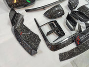 DRY CARBON BODY KIT for BMW 7 SERIES G70 2022+

Set includes:

Front Lip
Front Bumper Trims
Front Bumper Air Vent Covers
Side Mirror Covers
Side Trims
Side Skirts
Roof Spoiler
Rear Spoiler
Rear Diffuser

Material: Dry Carbon

Note: Professional installation is required. If you have 760i you don't need to change the bumpers