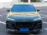 DRY CARBON BODY KIT for BMW 7 SERIES G70 2022+

Set includes:

Front Lip
Front Bumper Trims
Front Bumper Air Vent Covers
Side Mirror Covers
Side Trims
Side Skirts
Roof Spoiler
Rear Spoiler
Rear Diffuser

Material: Dry Carbon

Note: Professional installation is required. If you have 760i you don't need to change the bumpers

Contact us for pricing