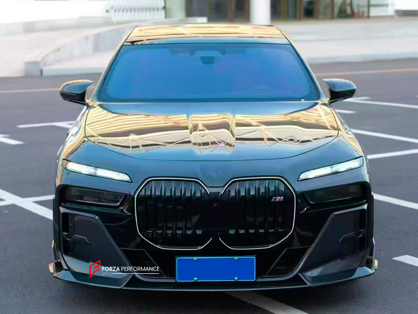 DRY CARBON BODY KIT for BMW 7 SERIES G70 2022+

Set includes:

Front Lip
Front Bumper Trims
Front Bumper Air Vent Covers
Side Mirror Covers
Side Trims
Side Skirts
Roof Spoiler
Rear Spoiler
Rear Diffuser

Material: Dry Carbon

Note: Professional installation is required. If you have 760i you don't need to change the bumpers

Contact us for pricing