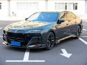 DRY CARBON BODY KIT for BMW 7 SERIES G70 2022+

Set includes:

Front Lip
Front Bumper Trims
Front Bumper Air Vent Covers
Side Mirror Covers
Side Trims
Side Skirts
Roof Spoiler
Rear Spoiler
Rear Diffuser

Material: Dry Carbon

Note: Professional installation is required. If you have 760i you don't need to change the bumpers

Contact us for pricing