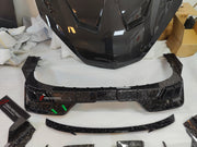 DRY CARBON BODY KIT for BMW 7 SERIES G70 2022+

Set includes:

Front Lip
Front Bumper Trims
Front Bumper Air Vent Covers
Side Mirror Covers
Side Trims
Side Skirts
Roof Spoiler
Rear Spoiler
Rear Diffuser

Material: Dry Carbon

Note: Professional installation is required. If you have 760i you don't need to change the bumpers