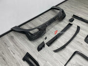 DRY CARBON BODY KIT for BMW 7 SERIES G70 2022+ FORZA PERFORMANCE custom fit Mansory Style

Set includes:
Front Lip
Front Bumper Canards
Front Bumper Air Vent Covers
Side Mirror Covers
Side Skirts
Roof Spoiler
Ducktail Spoiler
Rear Bumper Fins
Rear Diffuser
Exhaust Tips

Material: Dry Carbon, Carbon

NOTE: Professional installation is required.