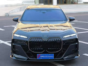 DRY CARBON BODY KIT for BMW 7 SERIES G70 2022+ FORZA PERFORMANCE custom fit Mansory Style

Set includes:
Front Lip
Front Bumper Canards
Front Bumper Air Vent Covers
Side Mirror Covers
Side Skirts
Roof Spoiler
Ducktail Spoiler
Rear Bumper Fins
Rear Diffuser

Material: Dry Carbon, Carbon

NOTE: Professional installation is required.