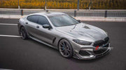 DRY CARBON BODY KIT for BMW 8 SERIES G14 G15 G16 2018+

Set includes:
Front Lip
Front Bumper Canards
Rear Bumper Fins
Rear Diffuser

Material: Dry Carbon

NOTE: Professional installation is required.